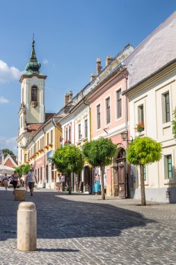 SZENTENDRE, HUNGARY, JULY 22, 2015: Center of Szentendre in Hungary