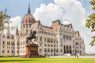 BUDAPEST, HUNGARY - JULY 23, 2015: Parliament building in Budapest Hungary clipart