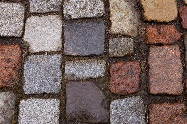 Eski sarı gri kırmızı taştan arka plan dokusu.