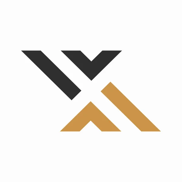 頭文字のFxロゴまたはXfロゴベクトルデザインテンプレート — ストックベクタ