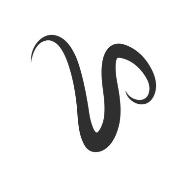 İlk harf vp logosu veya pv vektör tasarım şablonu