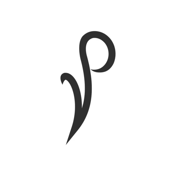 Plantilla Diseño Vectorial Letra Inicial Logo Logo — Archivo Imágenes Vectoriales