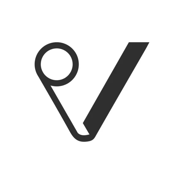 Начальная Буква Логотип Шаблон Логотипа Вектор Дизайна — стоковый вектор