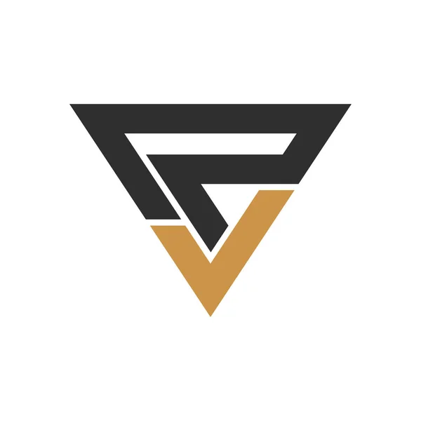 Plantilla Diseño Vectorial Letra Inicial Logo Logo — Vector de stock