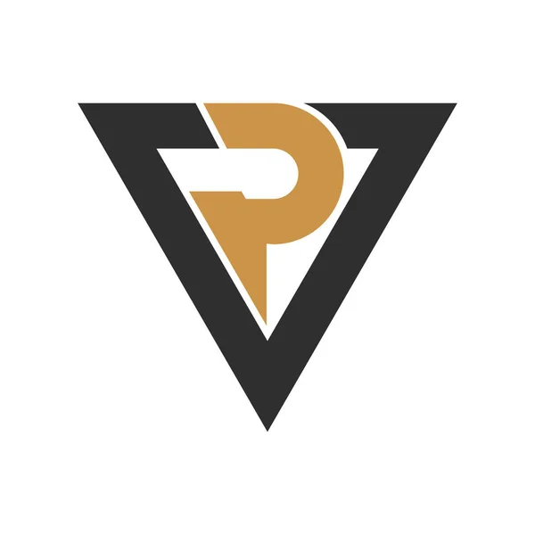 Plantilla Diseño Vectorial Letra Inicial Logo Logo — Vector de stock