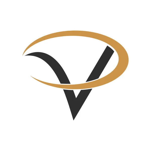 Logotipo Inicial Letra Modelo Design Vetor Logotipo — Vetor de Stock