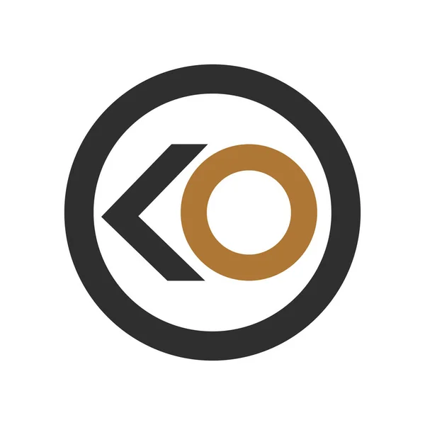 Αρχικό Λογότυπο Πρότυπο Σχεδίασης Φορέα Λογότυπου — Διανυσματικό Αρχείο