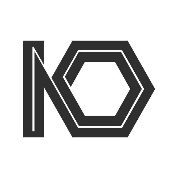 Αρχικό Λογότυπο Πρότυπο Σχεδίασης Φορέα Λογότυπου — Διανυσματικό Αρχείο