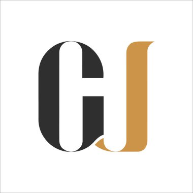 İlk harf cw logosu veya wc logo vektör tasarım şablonu