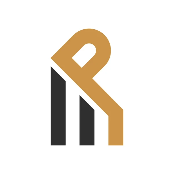 Początkowe Logo Lub Wzór Wektora Logo — Wektor stockowy