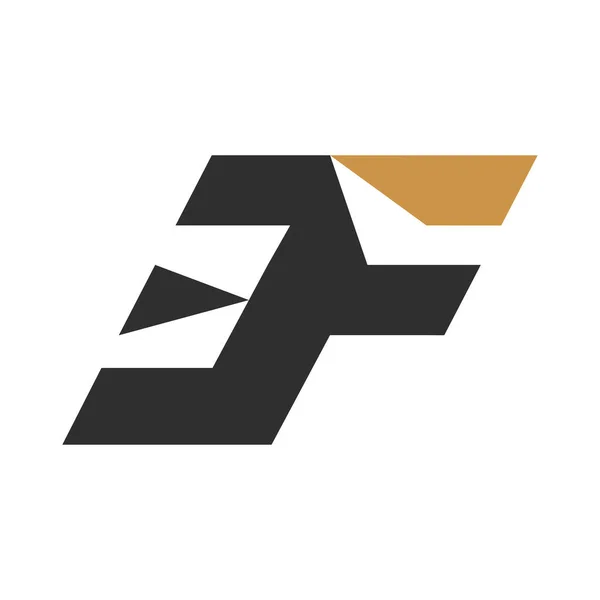 Initiële Brief Logo Logo Vector Ontwerp Template — Stockvector