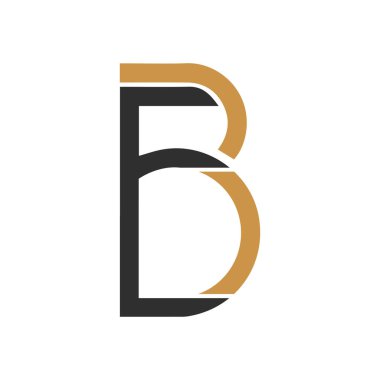 İlk harf eb logosu ya da logo vektör tasarım şablonu