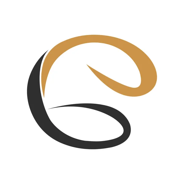 Letra Inicial Logo Ser Plantilla Diseño Vectores Logotipo — Vector de stock