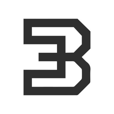 İlk harf eb logosu ya da logo vektör tasarım şablonu