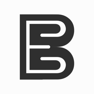 İlk harf eb logosu ya da logo vektör tasarım şablonu