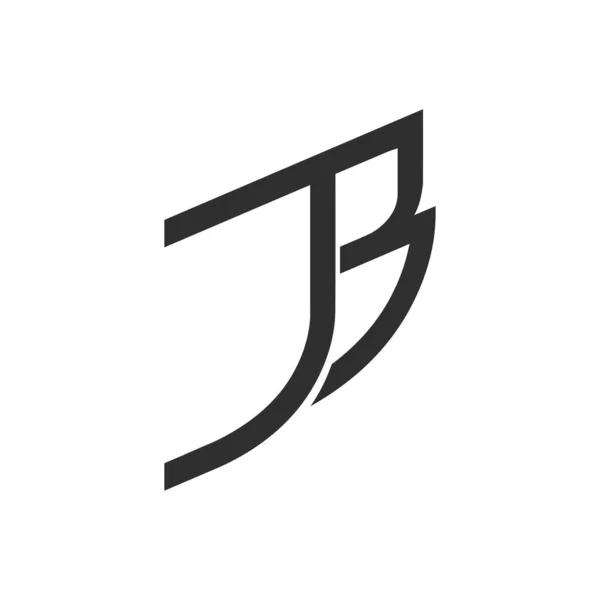 Başlangıç Harfi Logosu Veya Logo Vektör Tasarım Şablonu — Stok Vektör
