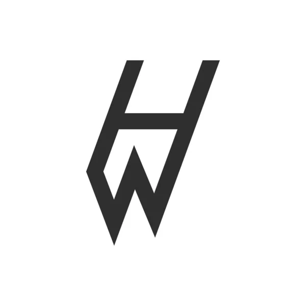 Initiële Letter Met Logo Logo Vector Ontwerp Template — Stockvector
