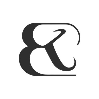 İlk harf bk logosu veya kb logo vektör tasarım şablonu