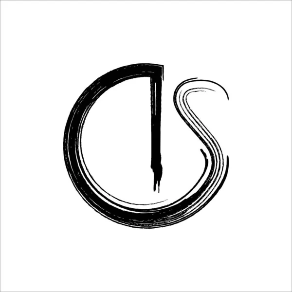 Criativa Abstrato Carta Logotipo Design Design Logotipo Carta Vinculada — Vetor de Stock