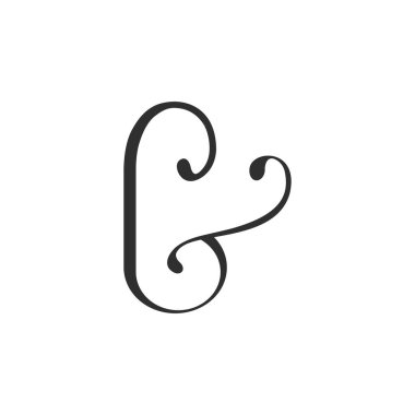 Yaratıcı soyut harf kb logo tasarımı. Bağlı harf bk logo tasarımı.