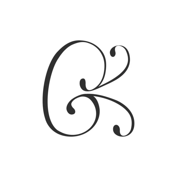 Criativa Abstrato Carta Logotipo Design Design Logotipo Carta Vinculada —  Vetores de Stock