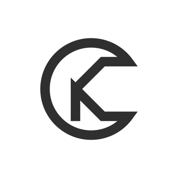 Kreativ Abstrakt Brev Logotyp Design Kopplat Brev Logo Design — Stock vektor