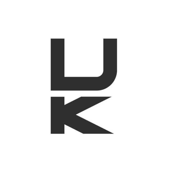 Carta Abstracta Creativa Logo Design Letra Vinculada Logo Design — Vector de stock