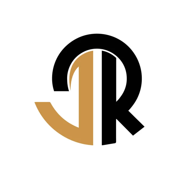 Yaratıcı Soyut Harf Logo Tasarımı Bağlı Harf Logo Tasarımı — Stok Vektör