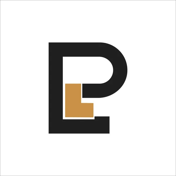 Δημιουργικό Αφηρημένο Σχέδιο Λογότυπου Σχεδιασμός Λογότυπου Συνδεδεμένου Γράμματος — Διανυσματικό Αρχείο
