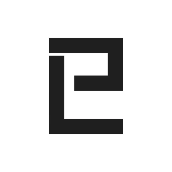 Creatieve Abstracte Letter Logo Ontwerp Linked Letter Logo Ontwerp — Stockvector