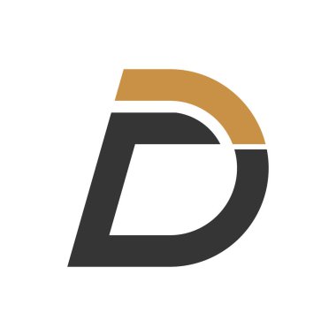 İlk FD harfi logo vektör şablonu tasarımı. Yaratıcı soyut d f logo tasarımı. Bağlı df logo tasarımı.