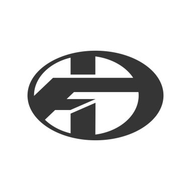 İlk FD harfi logo vektör şablonu tasarımı. Yaratıcı soyut d f logo tasarımı. Bağlı df logo tasarımı.