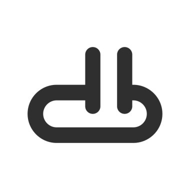 İlk bd harfi logo vektör şablonu tasarımı. Yaratıcı soyut harf db logo tasarımı. Bağlı harf db logo tasarımı.