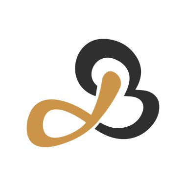 İlk bd harfi logo vektör şablonu tasarımı. Bağlı harf db logo tasarımı.