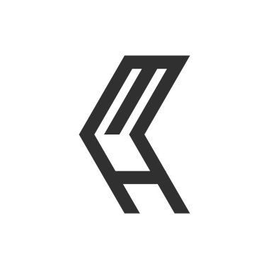 İlk MH harfi logo vektör şablonu tasarımı. Yaratıcı soyut harf logosu tasarımı. Bağlı harf hm logo tasarımı.