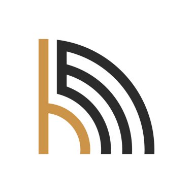 İlk MH harfi logo vektör şablonu tasarımı. Yaratıcı soyut harf logosu tasarımı. Bağlı harf hm logo tasarımı.