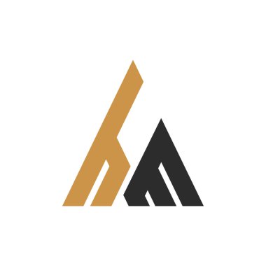 İlk MH harfi logo vektör şablonu tasarımı. Yaratıcı soyut harf logosu tasarımı. Bağlı harf hm logo tasarımı.