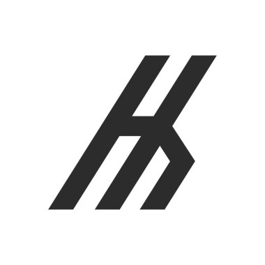 İlk MH harfi logo vektör şablonu tasarımı. Bağlı harf hm logo tasarımı.