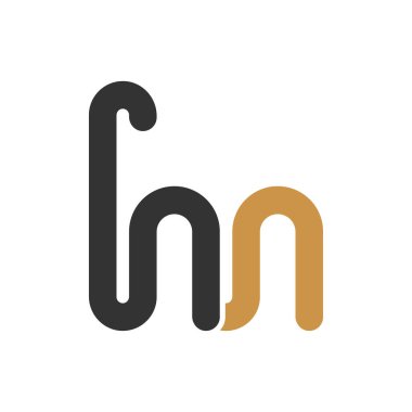 İlk MH harfi logo vektör şablonu tasarımı. Yaratıcı soyut harf logosu tasarımı. Bağlı harf hm logo tasarımı.