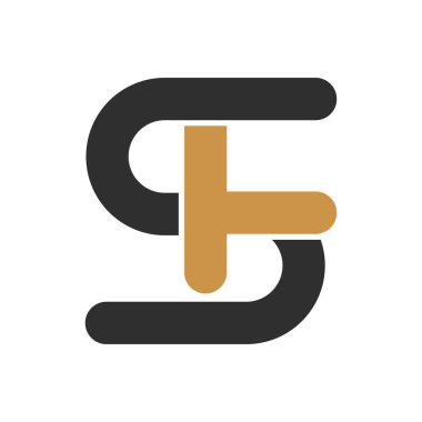 Yaratıcı modern iş tipografi vektör şablonlu ilk SF harfi logosu. Yaratıcı soyut harf fs logo tasarımı.
