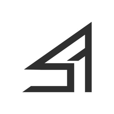 Yaratıcı modern iş tipografi vektör şablonlu ilk SF harfi logosu. Yaratıcı soyut harf fs logo tasarımı.