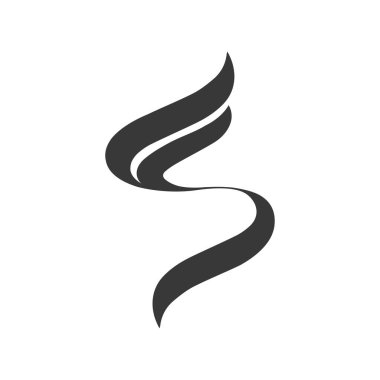 İlk SF harfi logo vektör şablonu tasarımı. Bağlı harf finin logo tasarımı. Basit sf vektör şablonu.