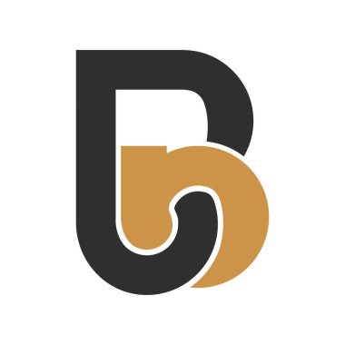 Yaratıcı modern iş tipografi vektör şablonlu ilk bn harfi logosu. Yaratıcı soyut harf nb logo tasarımı.