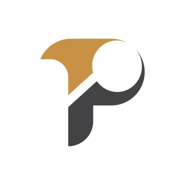 İlk TP harfi logo vektör şablonu tasarımı. Bağlı pt harfi logo tasarımı. Basit tp vektör şablonu.