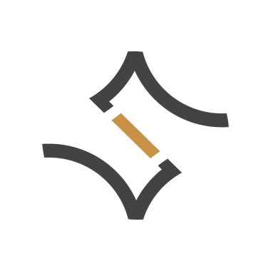 Yaratıcı modern iş tipografi vektör şablonlu ilk SL harf logosu. Yaratıcı soyut harf LS logo tasarımı.