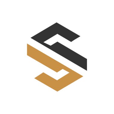Yaratıcı modern iş tipografi vektör şablonlu ilk SL harf logosu. Yaratıcı soyut harf LS logo tasarımı.