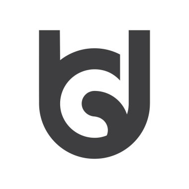 İlk Ug harfi logo vektör şablonu tasarımı. Bağlı harf gu logosu tasarımı.