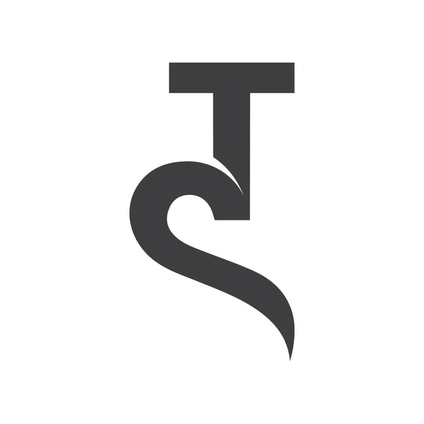 Початкова Конструкція Логотипу Літери Векторний Шаблон Творчий Абстрактний Літерний Дизайн — стоковий вектор