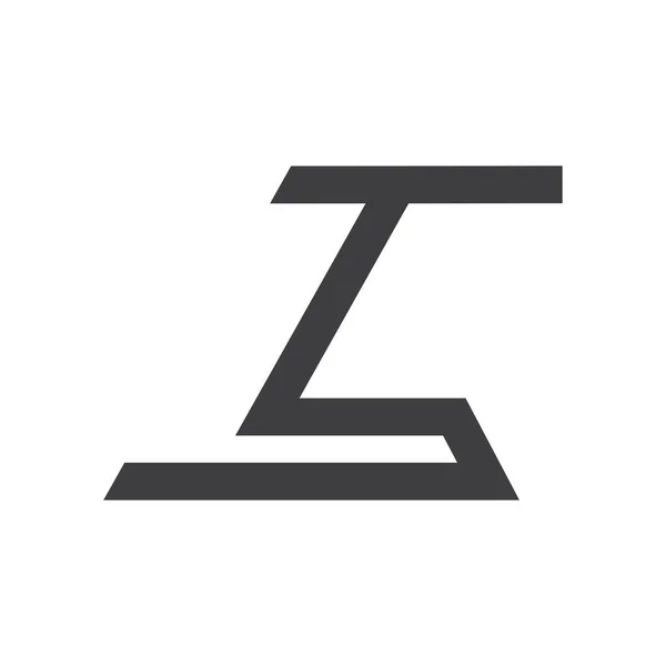 Logoen Utformet Som Vektormal Creative Abstrakte Bokstaver Logo Design Logoutforming – stockvektor