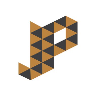 Yaratıcı modern iş tipografi vektör şablonlu ilk jp harfi logosu. Yaratıcı soyut harf pijama logosu tasarımı.